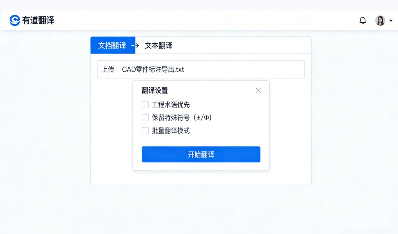 有道翻译+CAD图纸外文标注批量翻译教程 – 工程图纸零误差插图1