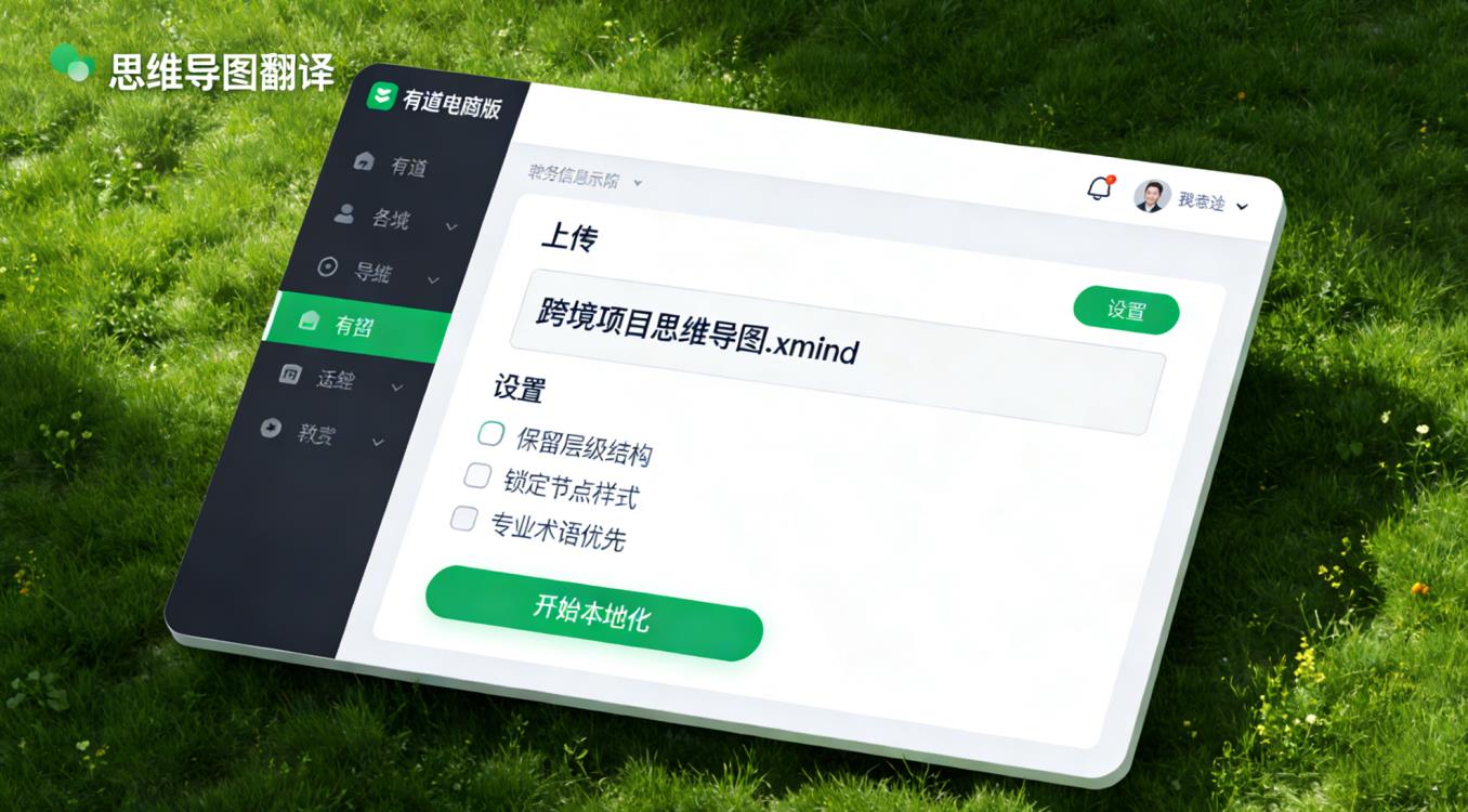 有道翻译 + XMind 思维导图多语言本地化技巧 适配跨境团队协作插图2